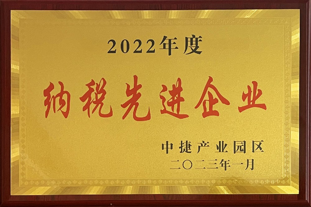 2022年度纳税先进单位